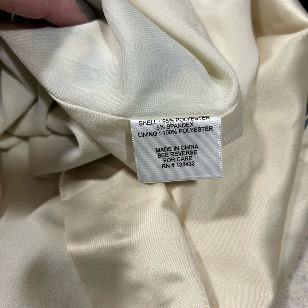 ModCloth What’s The Zeal Halter Dress Small Flower Box Wedding Bridal Baby Event - Picture 5 of 6